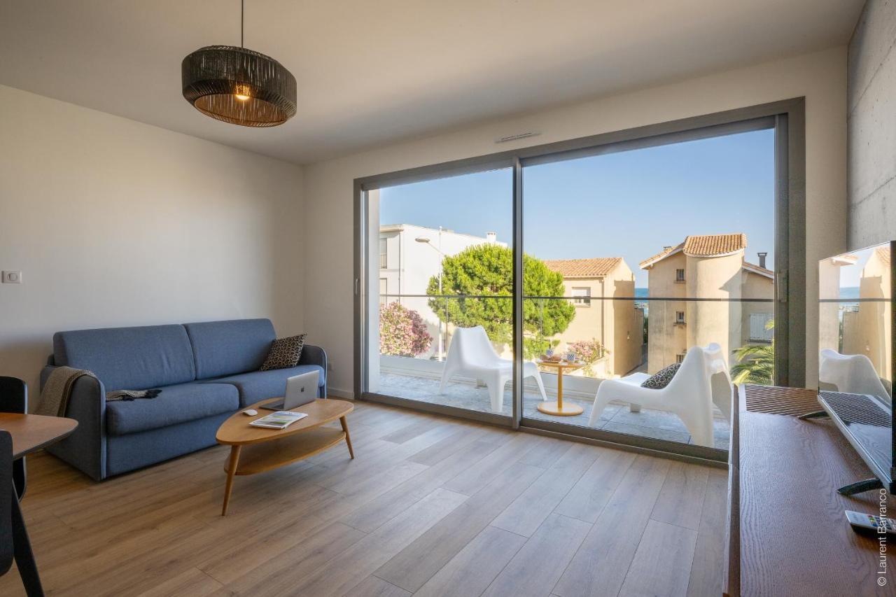 South-Of-France T2 Neuf Haut De Gamme, Climatise, Parking Gratuit, 2Eme Ligne Balcon 3 Carnon-Plage Exterior photo