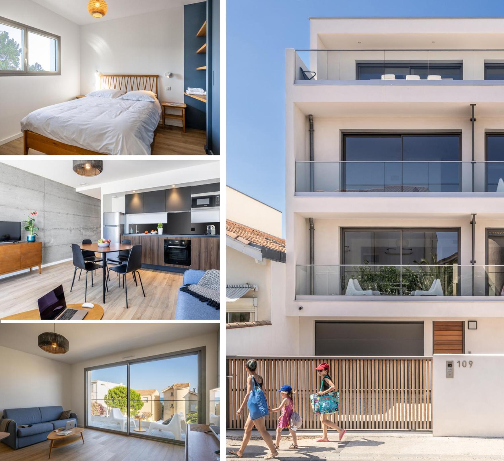 South-Of-France T2 Neuf Haut De Gamme, Climatise, Parking Gratuit, 2Eme Ligne Balcon 3 Carnon-Plage Exterior photo